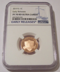 2019 S Lincoln Shield Cent Proof PF70 RED UC NGC Early Releases