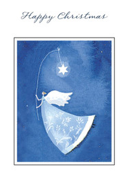 Blue Angel Christmas Card 