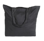 Wholesale 20"x16"x5" Color Black Canvas Tote Bag