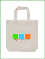 13"x13"x4" Natural or White Tote Bag with Full Color Imprint, 6 oz 100% cotton. Customize it, personalize it, promote it, resell it, with your photo, logo, artwork.