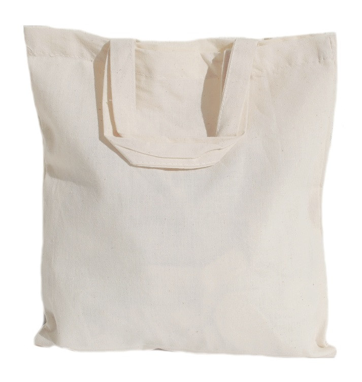 13x13 natural cotton tote bag - $.75
