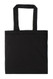 Wholesale 15"x16" color cotton tote bags - Black