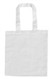 Wholesale 15"x16" color cotton tote bags - White