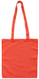 Wholesale 15"x16" color cotton tote bags  - Watermelon