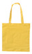 Wholesale 15"x16" color cotton tote bags - Yellow