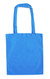 Wholesale 15"x16" color cotton tote bags - Ocean Blue