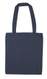 Wholesale 15"x16" color cotton tote bags - Navy