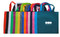 Imprinted 13x13 cotton tote bag with one color screen print. 
