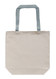 16"x16"x5" Cotton Canvas Tote Bag with Color Handles