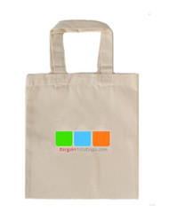 11"x12" Canvas Book Bag with Full Color Imprint
