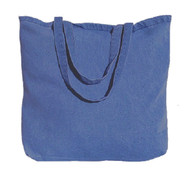 20"x14"x4" Jumbo Washed Denim Tote Bag