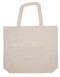 18"x16"x4" Natural 6 oz Cotton Tote Bag