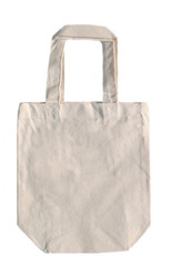 9"x10"x4" natural canvas bag
