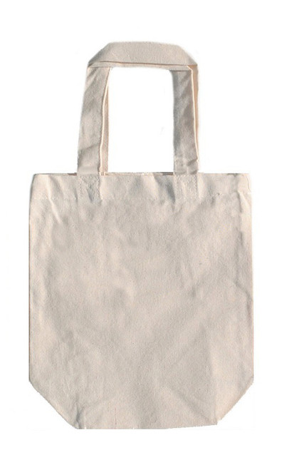 9"x10"x4" natural canvas bag