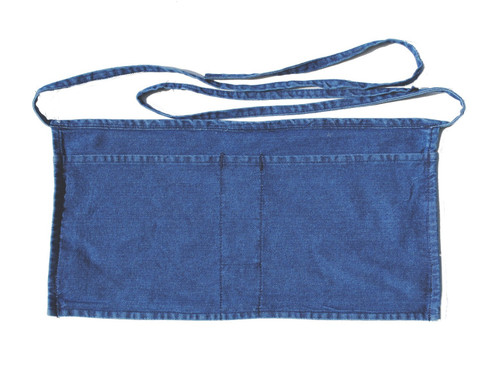 18"x10" Washed Denim Apron with Pockets