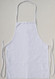 Sturdy 18"x24" White Cotton Canvas Apron with Pockets for Larger Kids