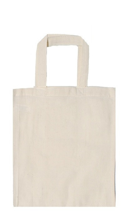 whip front Wish 9"x10" Natural Cotton Bag - $.65