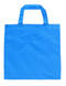 13"x13" cotton color tote bags - Ocean Blue
