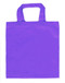 13"x13" cotton color tote bags - Purple