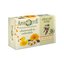 A mild olive oil soap with chamomile and calendula extracts for sensitive skin. Excellent for baby skin