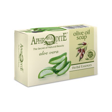 An extra moisturizing olive oil soap with aloe vera, perfect for dry or normal skin