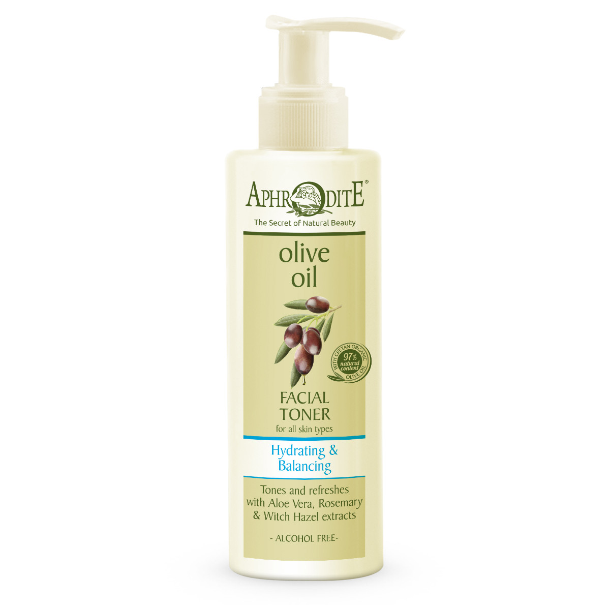 Olive Oil Facial Toner with Aloe Vera