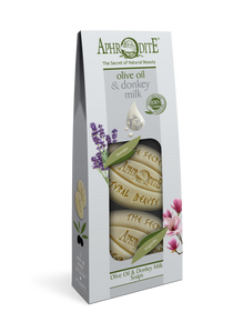 Olive Oil & Donkey Milk Soap Floral 2 Pack