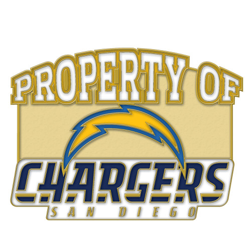 San Diego Chargers Property Of Cloisonne Pin