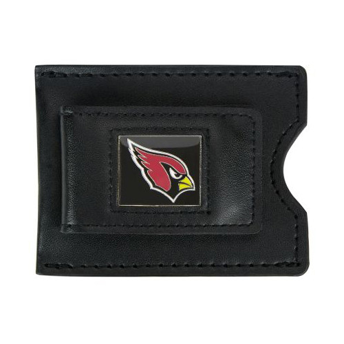 Arizona Cardinals Leather Money Clip and Card Case
