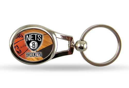 Brooklyn Nets Oval Keychain