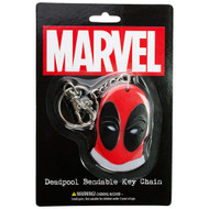 Deadpool Logo Bendable Keychain