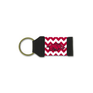 University of Arkansas Chevron Keychain