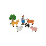 Wooden Farm Characters Gift Bag by The Toy Workshop