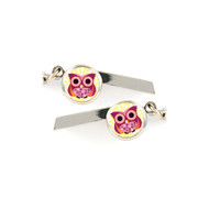 Owl Safety Whistle Keychain