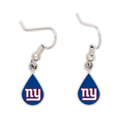 New York Giants Tear Drop Earrings