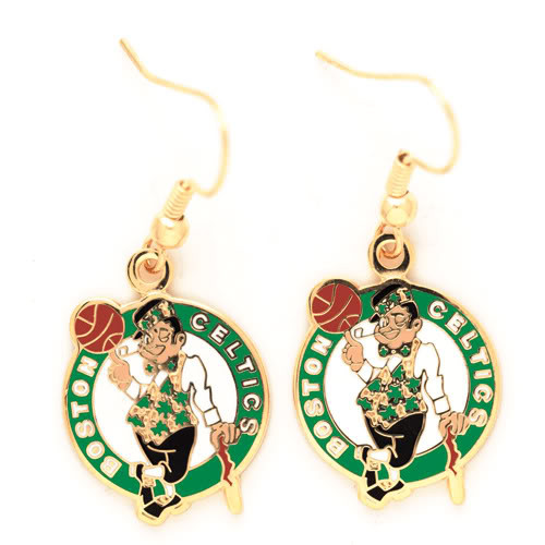Boston Celtics Dangle Earrings