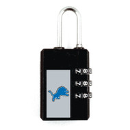 Detroit Lions Large Luggage Security Lock TSA Approved