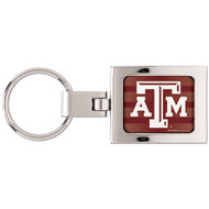 Texas A&M University Domed Metal Keychain