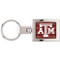 Texas A&M University Domed Metal Keychain