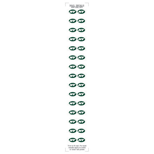 New York Jets Nail Sticker Decals