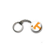 University of Tennessee Double Domed Keychain