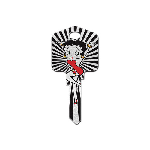 Betty Boop Glitter Schlage SC1 House Key