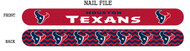 Houston Texans Nail File