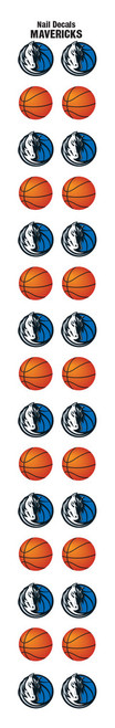 Dallas Mavericks Nail Sticker Decals