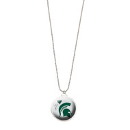 Michigan State Double Dome Necklace
