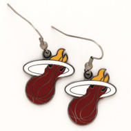 Miami Heat Dangle Earrings