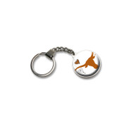 University Of Texas Double Domed Keychain