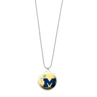 University of Michigan Double Dome Necklace