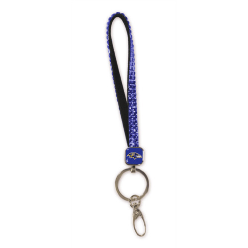 Baltimore Ravens Bling Keystrap Keychain