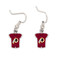 Washington Redskins Jersey Earrings